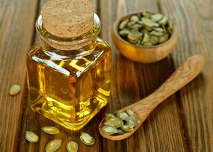 Pumpkin seed oil for hygienic shower